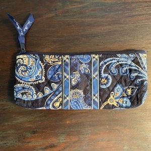 Vera Bradley Brush and Pencil Holder-Windsor Navy
